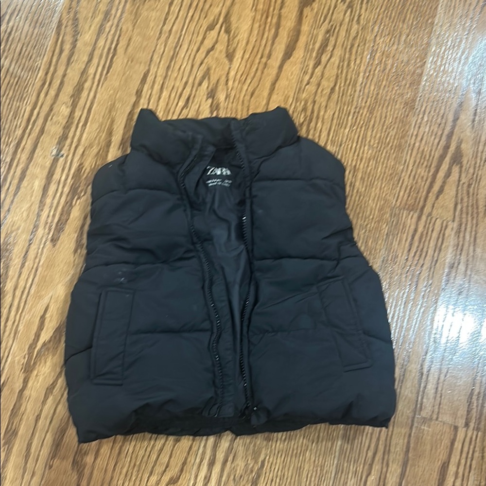 Zara Black Puffer Jacket